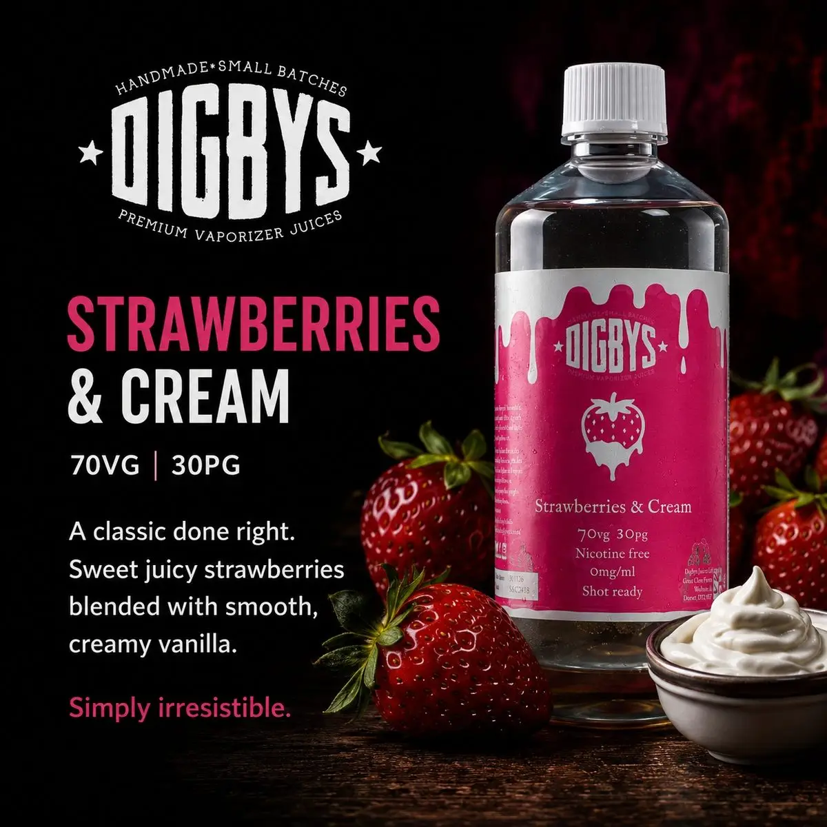 Strawberries & Cream Shortfill - Image 2