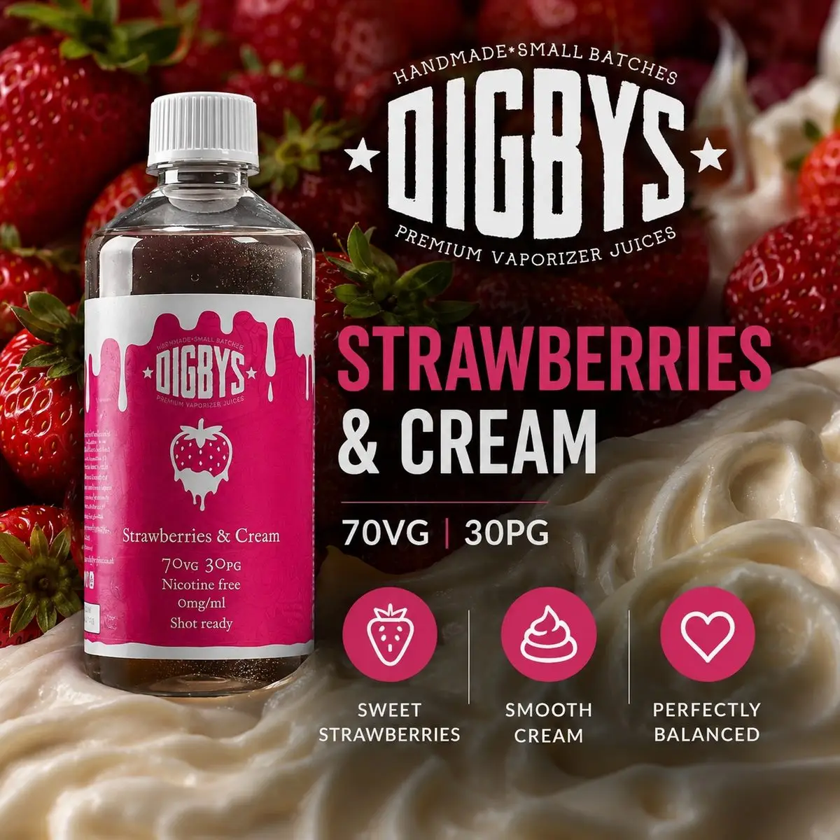 Strawberries & Cream Shortfill - Image 6
